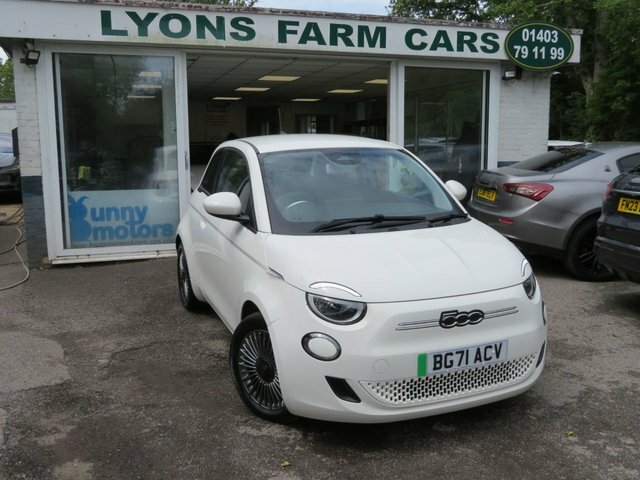 Fiat 500E 2021 42Kwh Icon Hatchback White