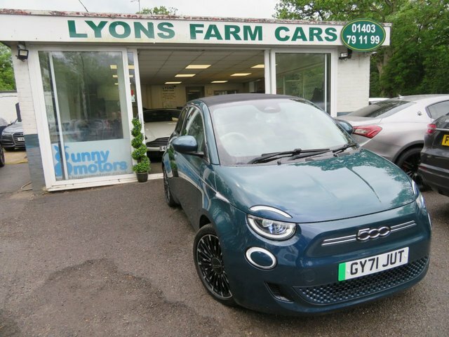 Fiat 500E C 2021 42Kwh La Prima Convertible Green