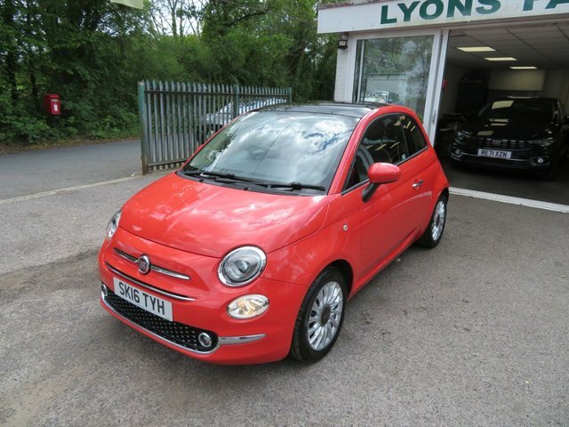 Fiat 500 2016 1.2 Lounge Hatchback Euro 6 SK16TYH Pink #4