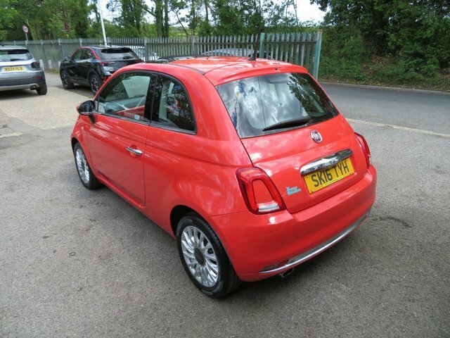 Fiat 500 2016 1.2 Lounge Hatchback Euro 6 SK16TYH Pink #5