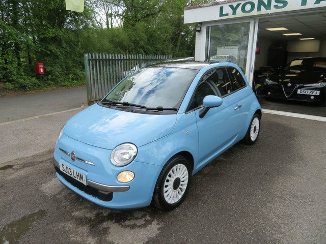 Fiat 500 2013 1.2 Lounge Hatchback Euro 4 SJ13LHM Blue #4