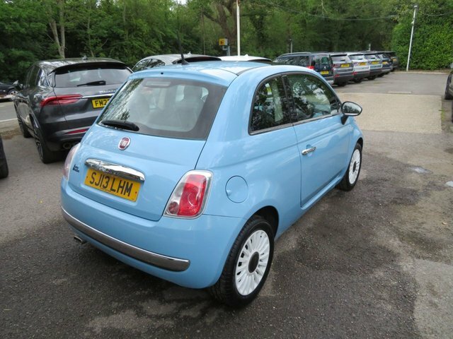 Fiat 500 2013 1.2 Lounge Hatchback Euro 4 SJ13LHM Blue #3