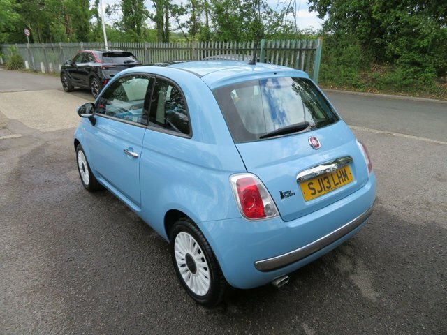 Fiat 500 2013 1.2 Lounge Hatchback Euro 4 SJ13LHM Blue #5