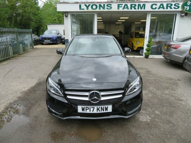 Mercedes-Benz C Class 2017 2.1 C220d Amg Line Premium Saloon Diese WP17KNW Black #6