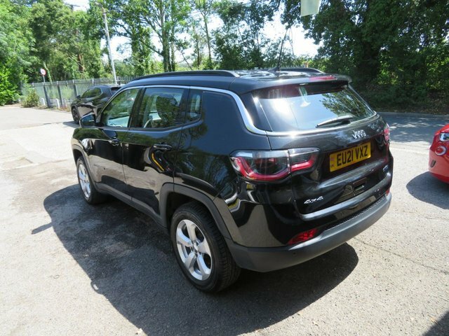 Jeep Compass 2021 1.4T Multiairii Longitude Suv Black #4