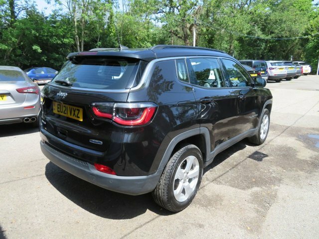 Jeep Compass 2021 1.4T Multiairii Longitude Suv Black #2