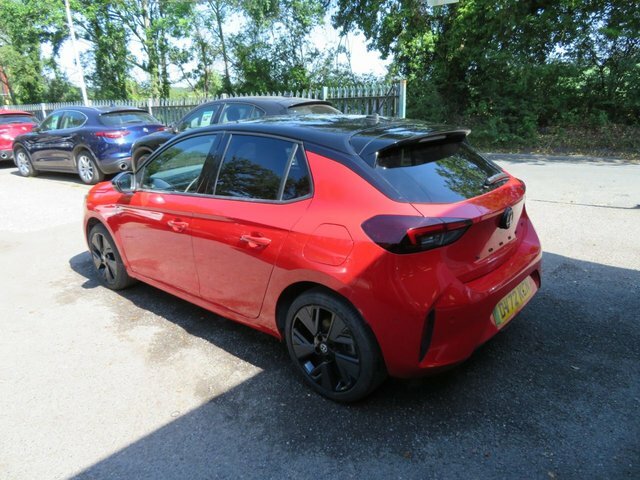 Vauxhall Corsa-e 2022 50Kwh Anniversary Edition Hatchback Elect DV72KCN Red #4