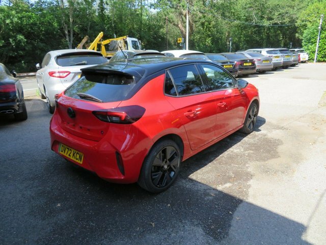 Vauxhall Corsa-e 2022 50Kwh Anniversary Edition Hatchback Elect DV72KCN Red #2