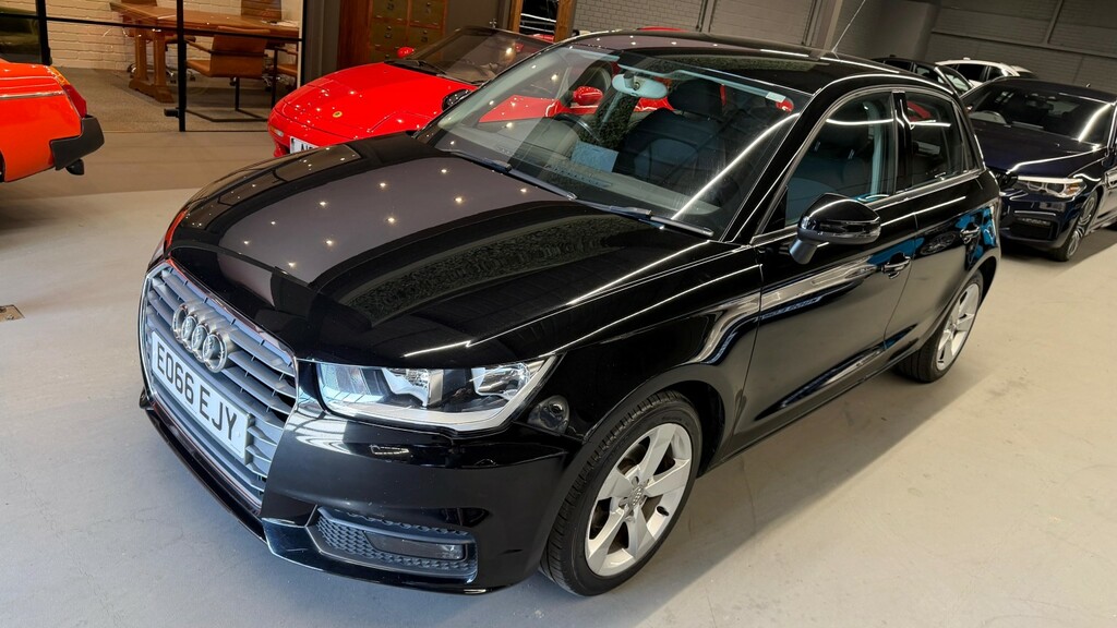 Audi A1 Hatchback 1.0 Tfsi Sport 201666 EO66EJY Black #4