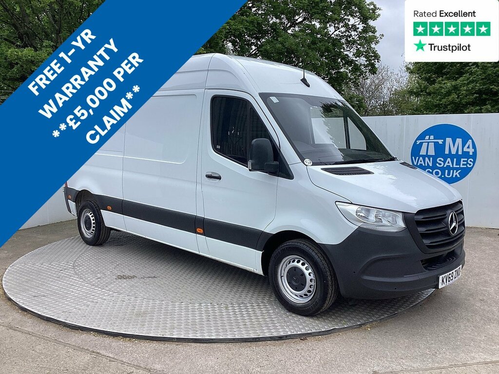 Mercedes-Benz Sprinter 314 Cdi Mwb M R A C Euro 6 U7938 Ulez White