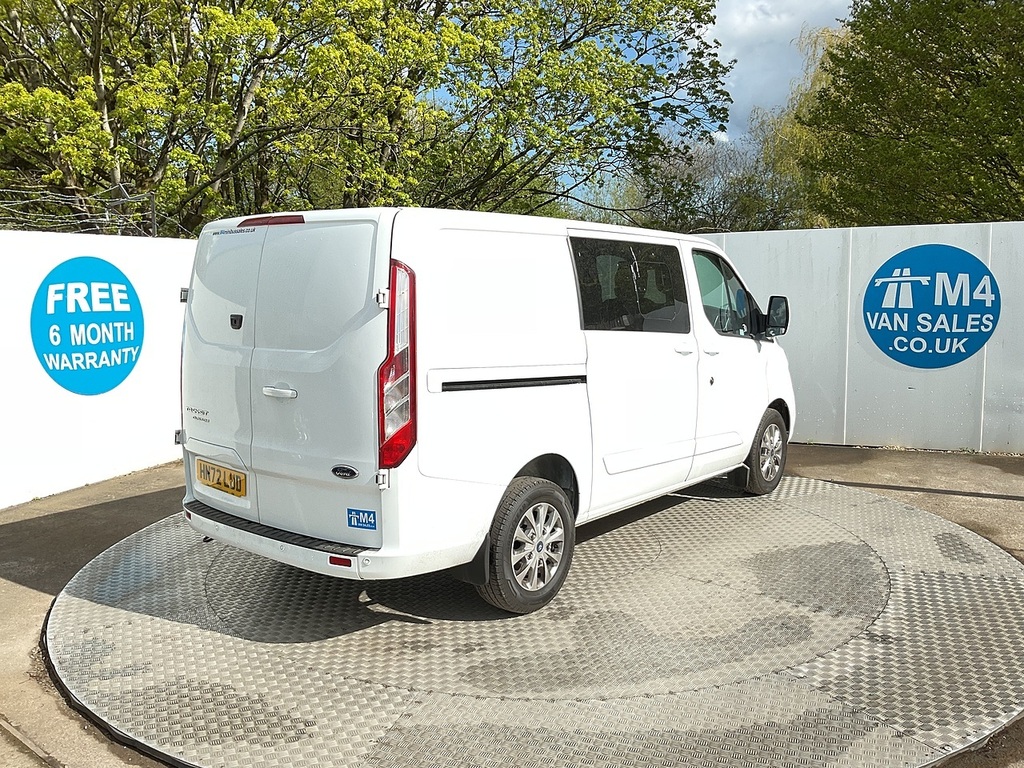 Ford Transit Custom Crew Van 320 Ecoblue Limited Swb Euro 6 U7950 Ul HN72LUD White #3