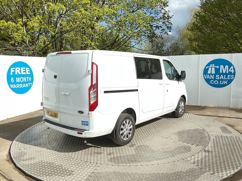 Ford Transit Custom Crew Van 320 Ecoblue Limited Swb Euro 6 U7950 Ul HN72LUD White #5