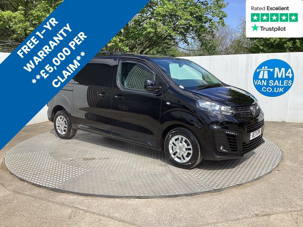 Vauxhall Vivaro Turbo D 3100 Sportive Swb L R A C Euro 6 U7982 U Black