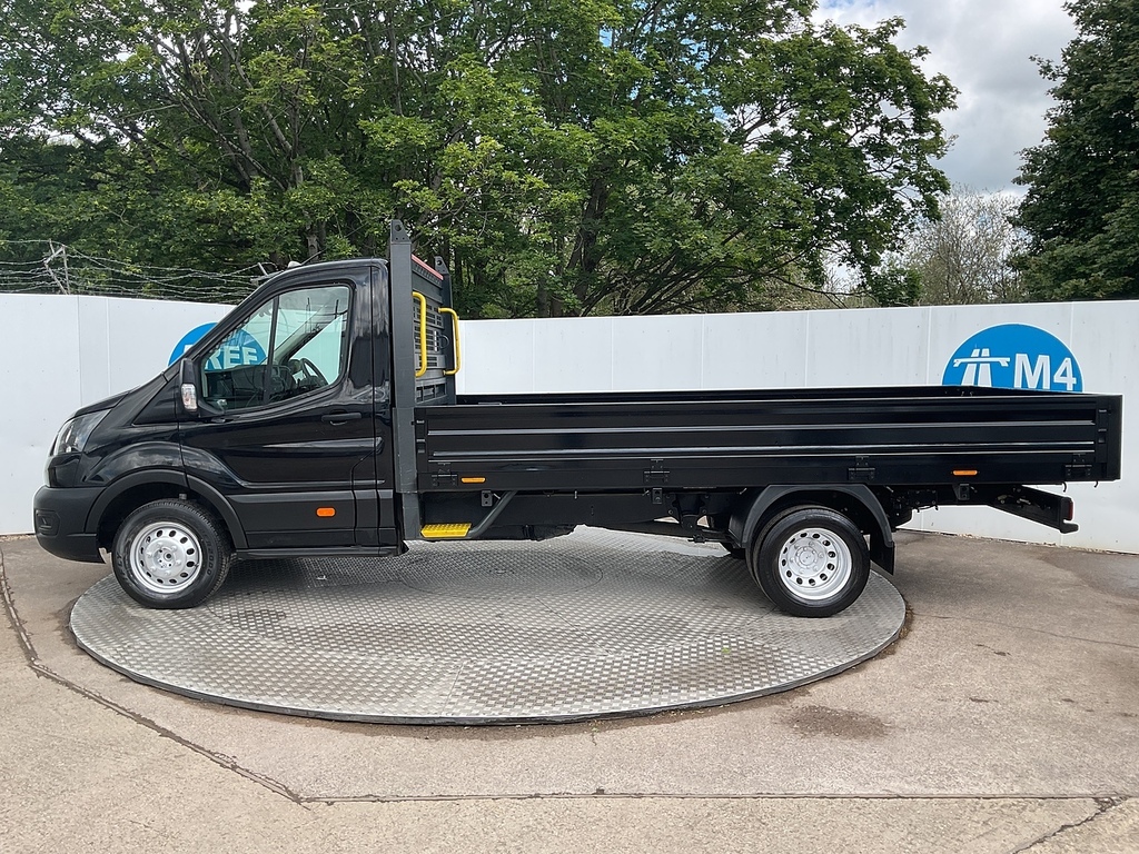 Ford Transit Custom 350 Ecoblue Leader Lwb Dropside Euro 6 L13ft 11 WV72XPU Black #6
