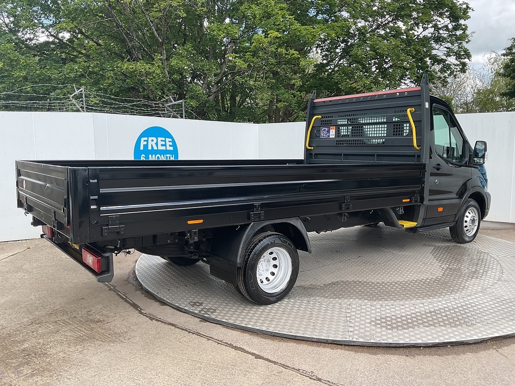 Ford Transit Custom 350 Ecoblue Leader Lwb Dropside Euro 6 L13ft 11 WV72XPU Black #3