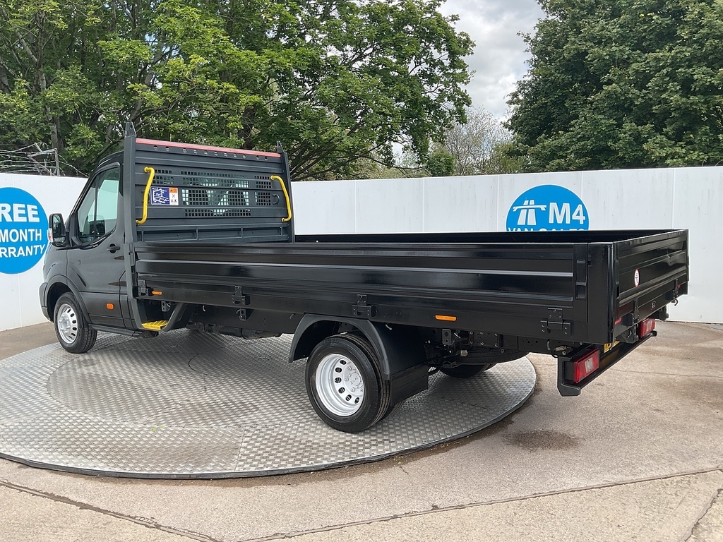 Ford Transit Custom 350 Ecoblue Leader Lwb Dropside Euro 6 L13ft 11 WV72XPU Black #5