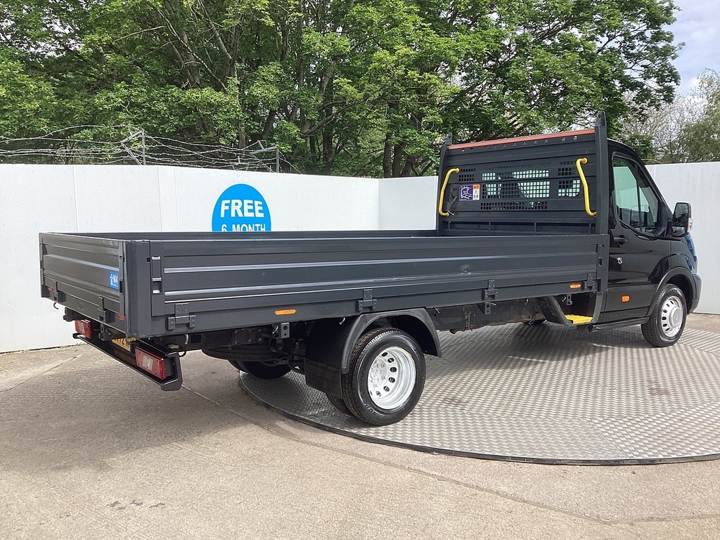 Ford Transit Custom 350 Ecoblue Leader Lwb Dropside Euro 6 New Wet Be WV72XPW Black #3