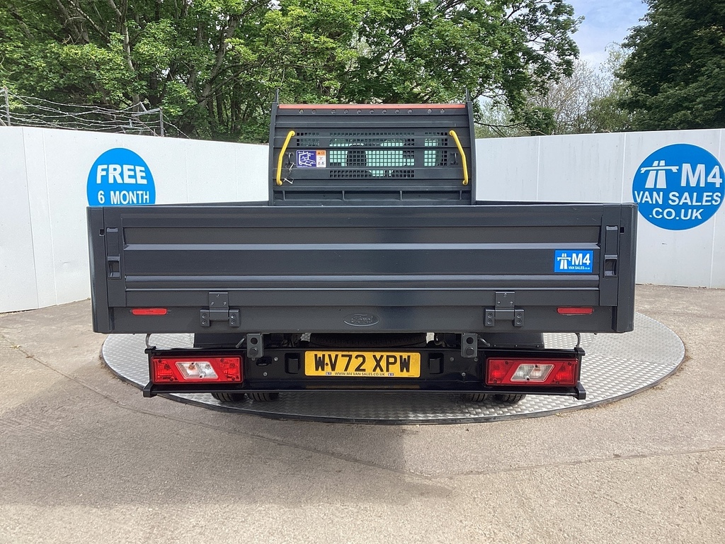 Ford Transit Custom 350 Ecoblue Leader Lwb Dropside Euro 6 New Wet Be WV72XPW Black #4