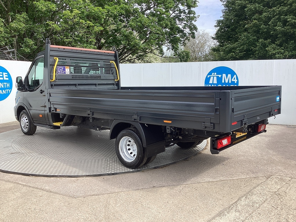 Ford Transit Custom 350 Ecoblue Leader Lwb Dropside Euro 6 New Wet Be WV72XPW Black #5