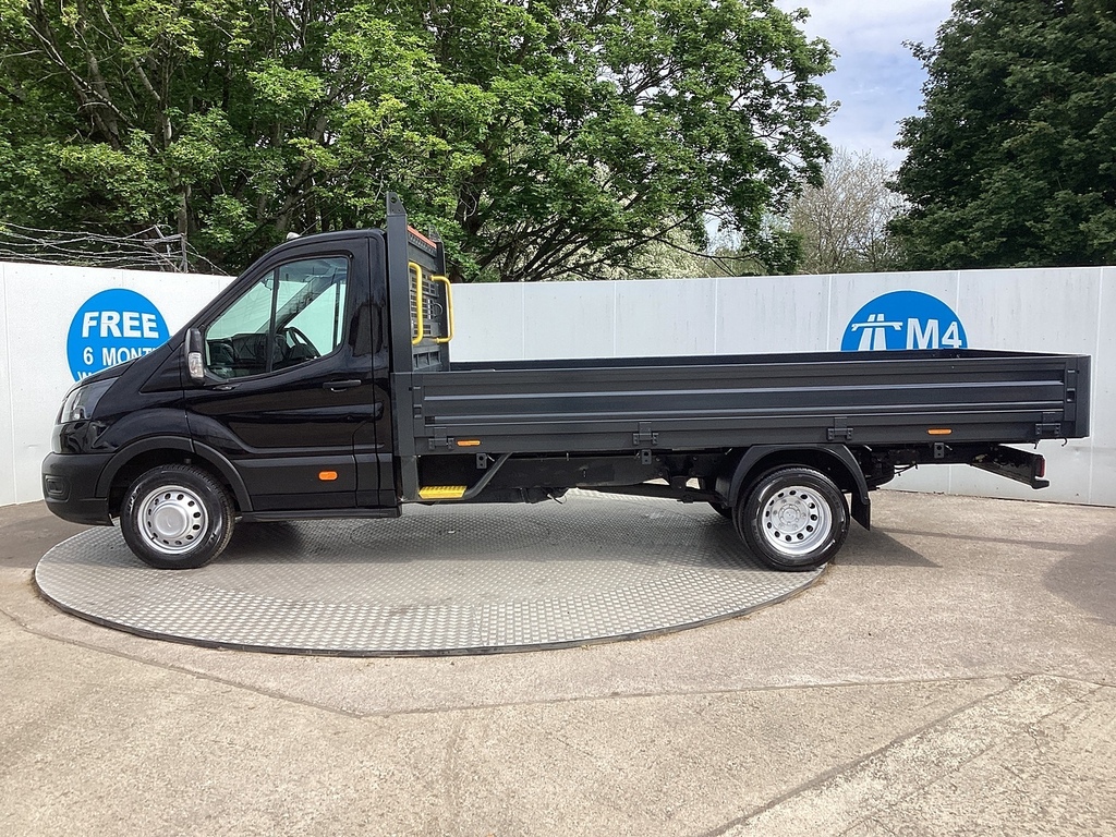 Ford Transit Custom 350 Ecoblue Leader Lwb Dropside Euro 6 New Wet Be WV72XPW Black #6