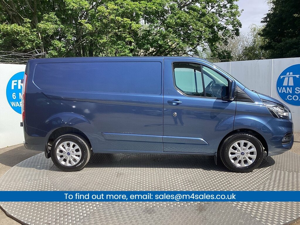 Ford Transit Custom 280 Ecoblue Limited Swb A C Euro 6 U7998 Ulez YE22XKU Blue #2