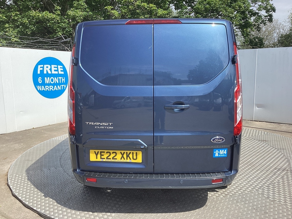 Ford Transit Custom 280 Ecoblue Limited Swb A C Euro 6 U7998 Ulez YE22XKU Blue #4
