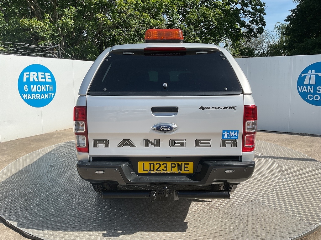 Ford Ranger Ecoblue Wildtrak D C A C Euro 6 U8059 Ulez LD23PWE Silver #3