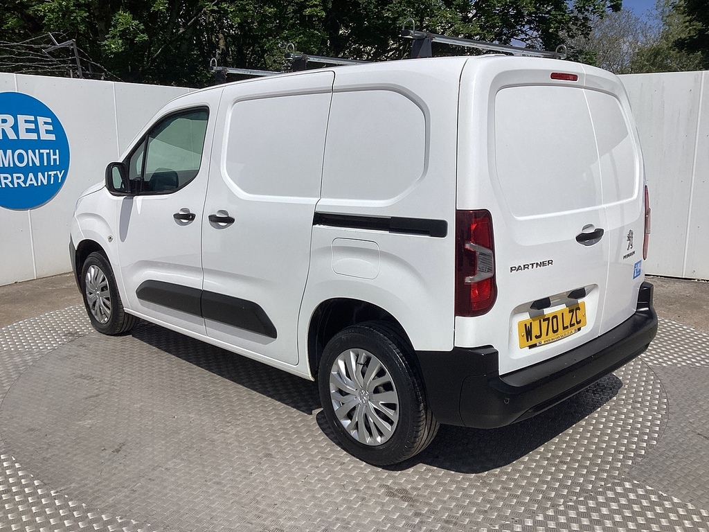Peugeot Partner 1000 Puretech Professional Swb A C Euro 6 WJ70LZC White #5