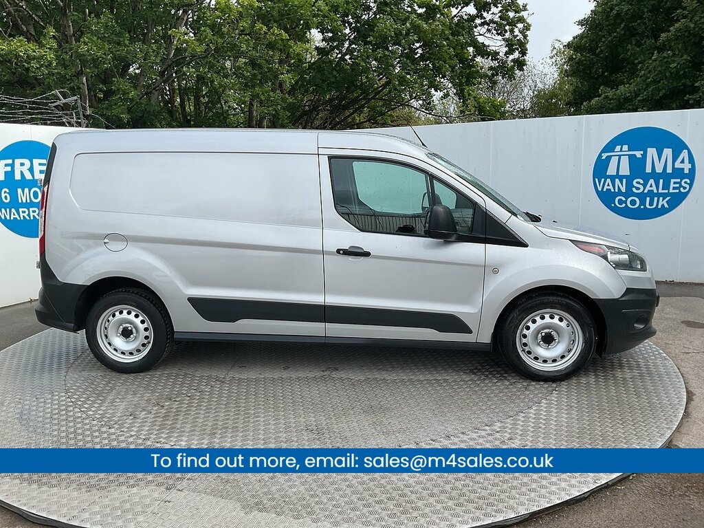 Ford Transit Connect Tdci 240 Lwb L R Euro 6 U8063 Ulez Silver #2