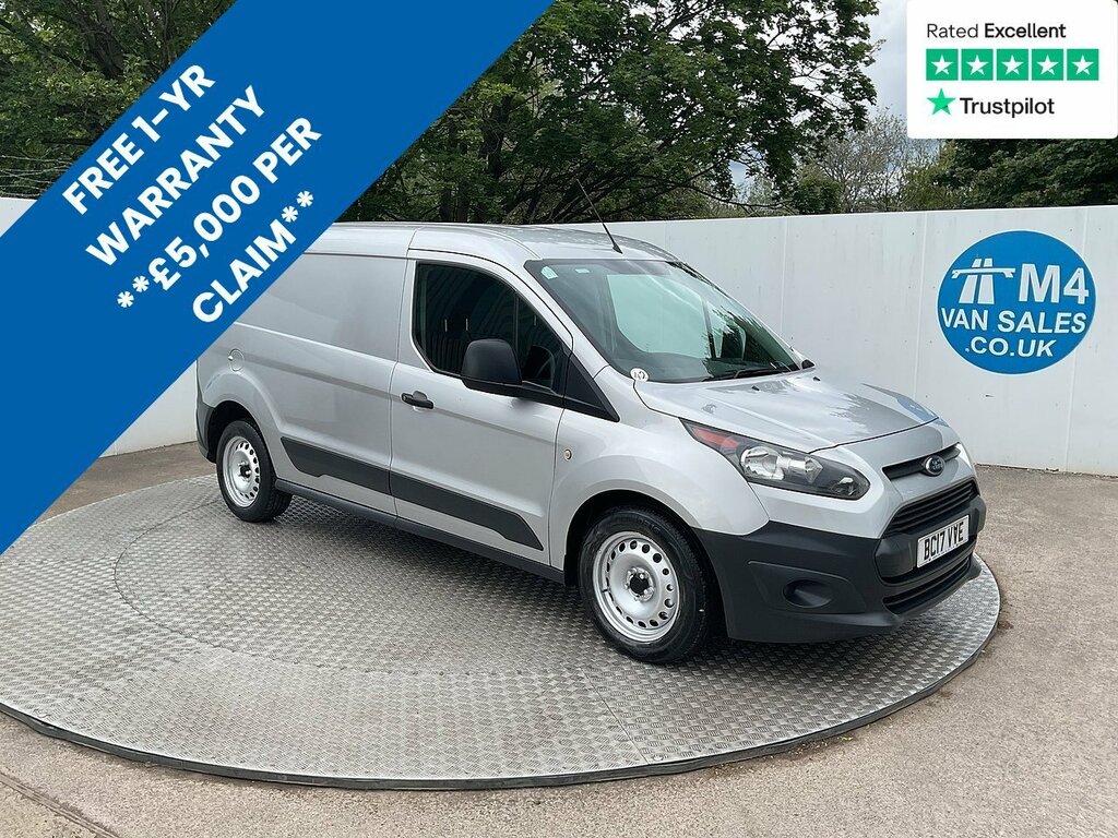 Ford Transit Connect Tdci 240 Lwb L R Euro 6 U8063 Ulez Silver