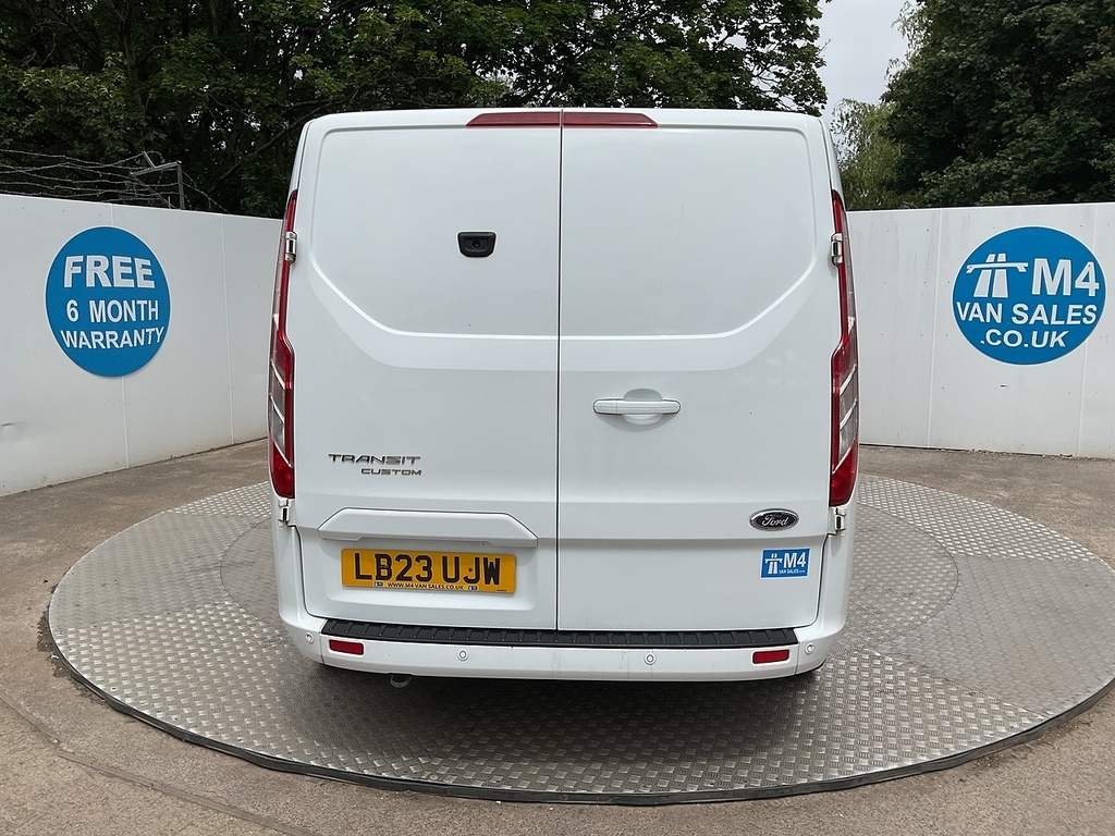 Ford Transit Custom 300 Ecoblue Limited Lwb L R A C Euro 6 U8078 Ule LB23UJW White #4