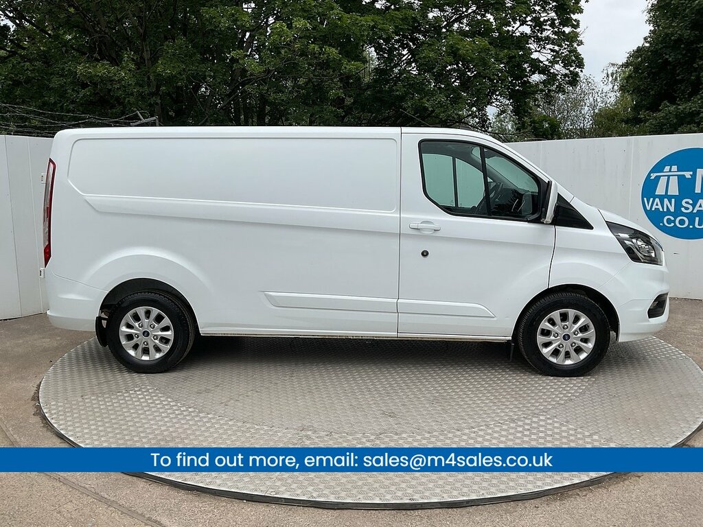 Ford Transit Custom 300 Ecoblue Limited Lwb L R A C Euro 6 U8078 Ule LB23UJW White #2