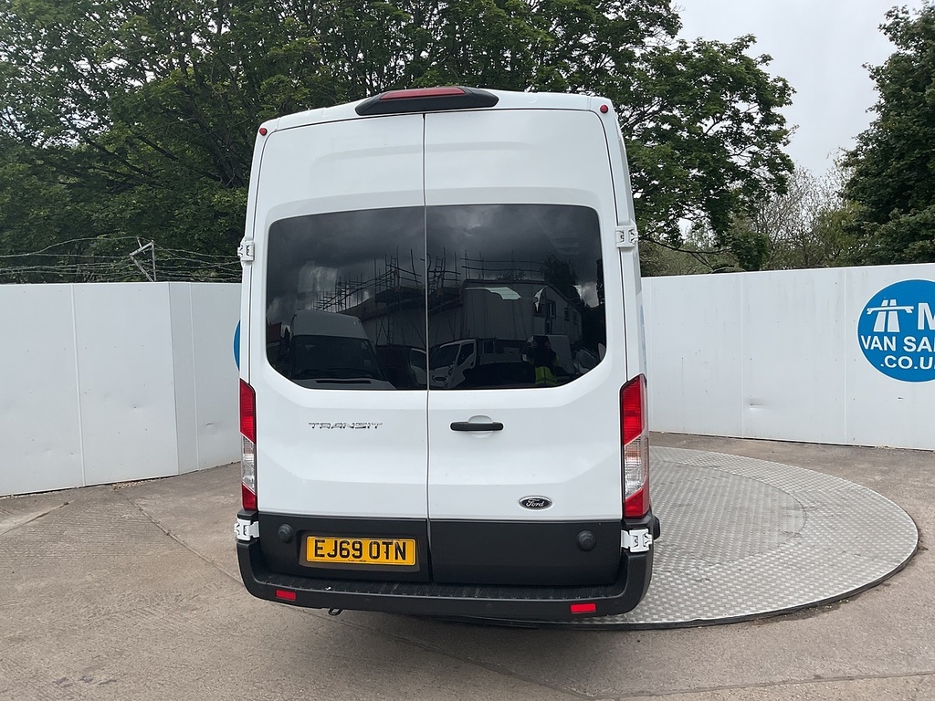 Ford Transit Custom 460 Ecoblue Trend No Tacho 17 Seater U8082 Ulez EJ69OTN White #3