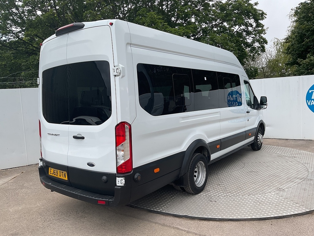 Ford Transit Custom 460 Ecoblue Trend No Tacho 17 Seater U8082 Ulez EJ69OTN White #5