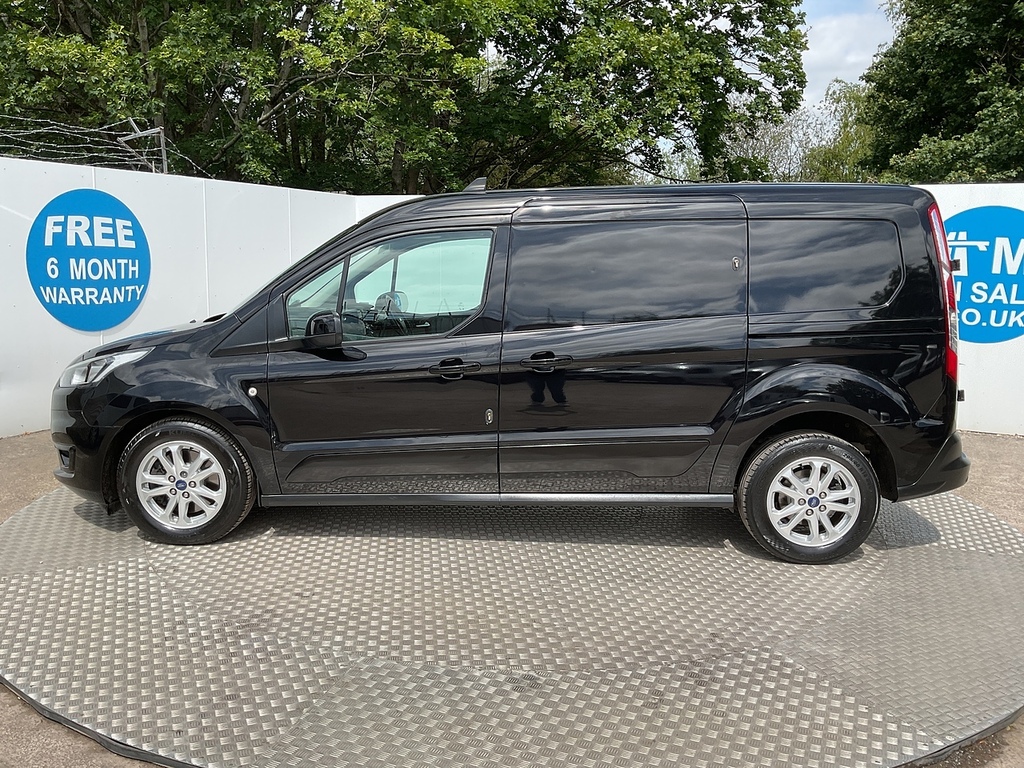Ford Transit Connect 250 Ecoblue Limited Lwb L R A C Euro 6 U8084 Ule YR23ZGL Black #6