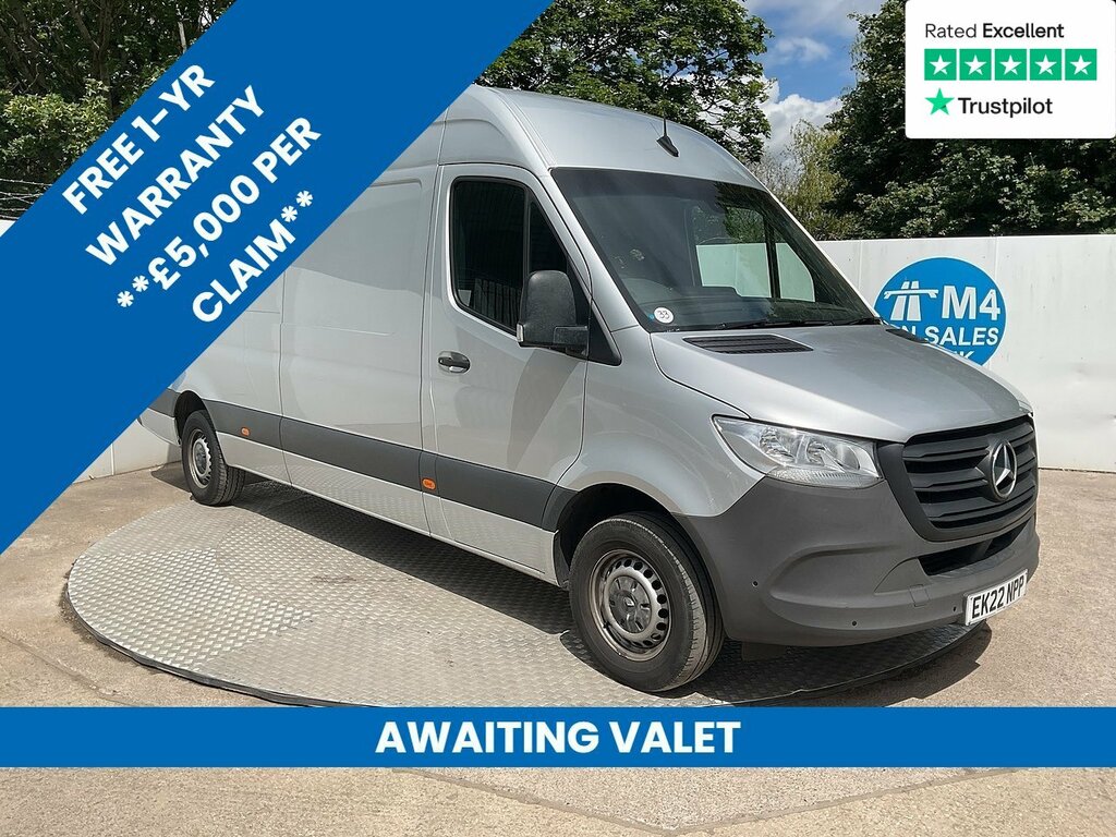 Mercedes-Benz Sprinter 315 Cdi Progressive Lwb H R Euro 6 U8095 Ulez Silver