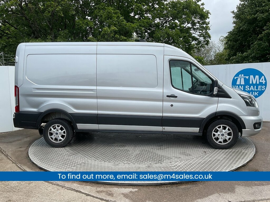 Ford Transit Custom 350 Ecoblue Limited Lwb H R Euro 6 U8107 Ulez HK24YWU Silver #2