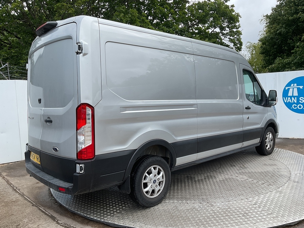 Ford Transit Custom 350 Ecoblue Limited Lwb H R Euro 6 U8107 Ulez HK24YWU Silver #3