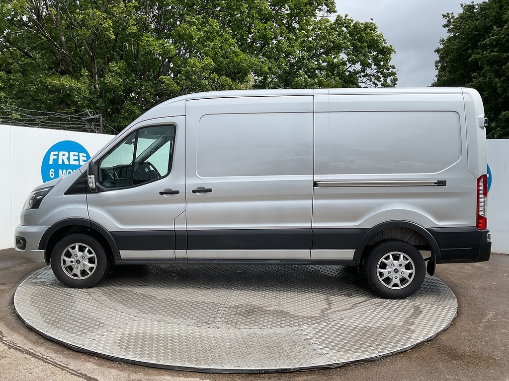 Ford Transit Custom 350 Ecoblue Limited Lwb H R Euro 6 U8107 Ulez HK24YWU Silver #6
