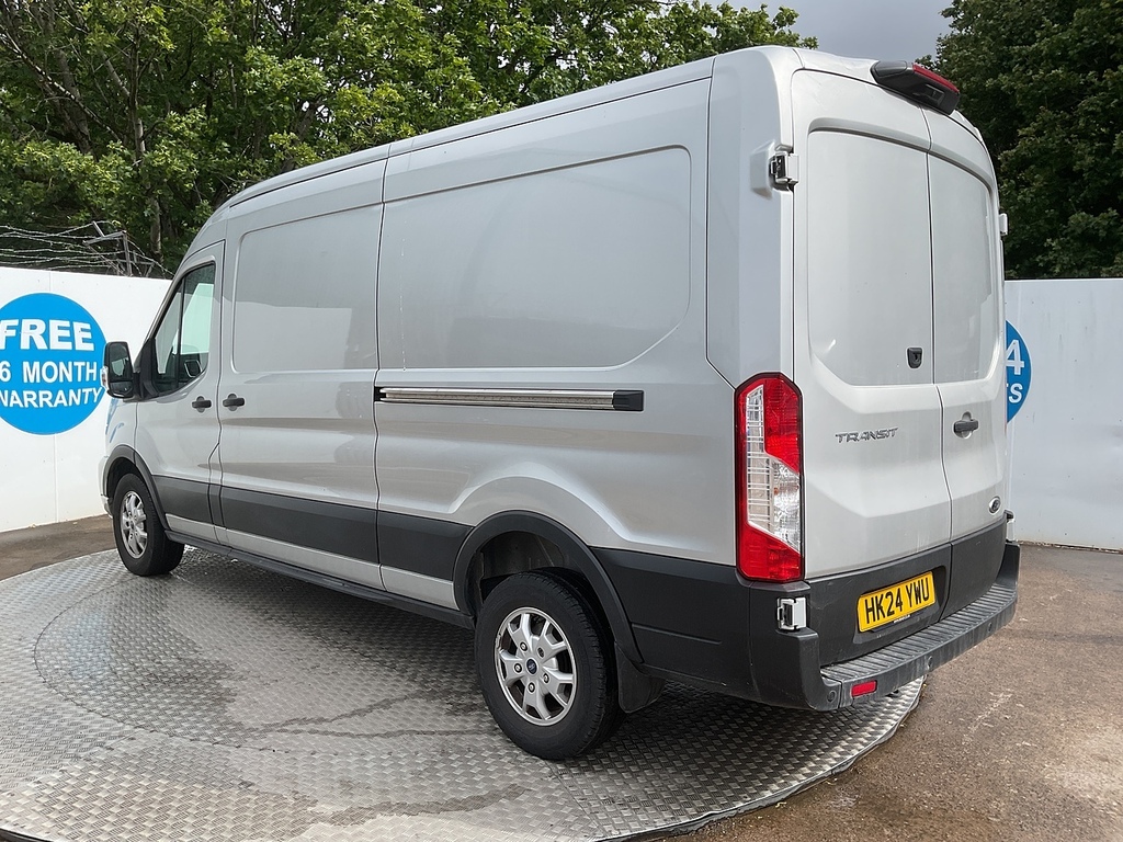 Ford Transit Custom 350 Ecoblue Limited Lwb H R Euro 6 U8107 Ulez HK24YWU Silver #5