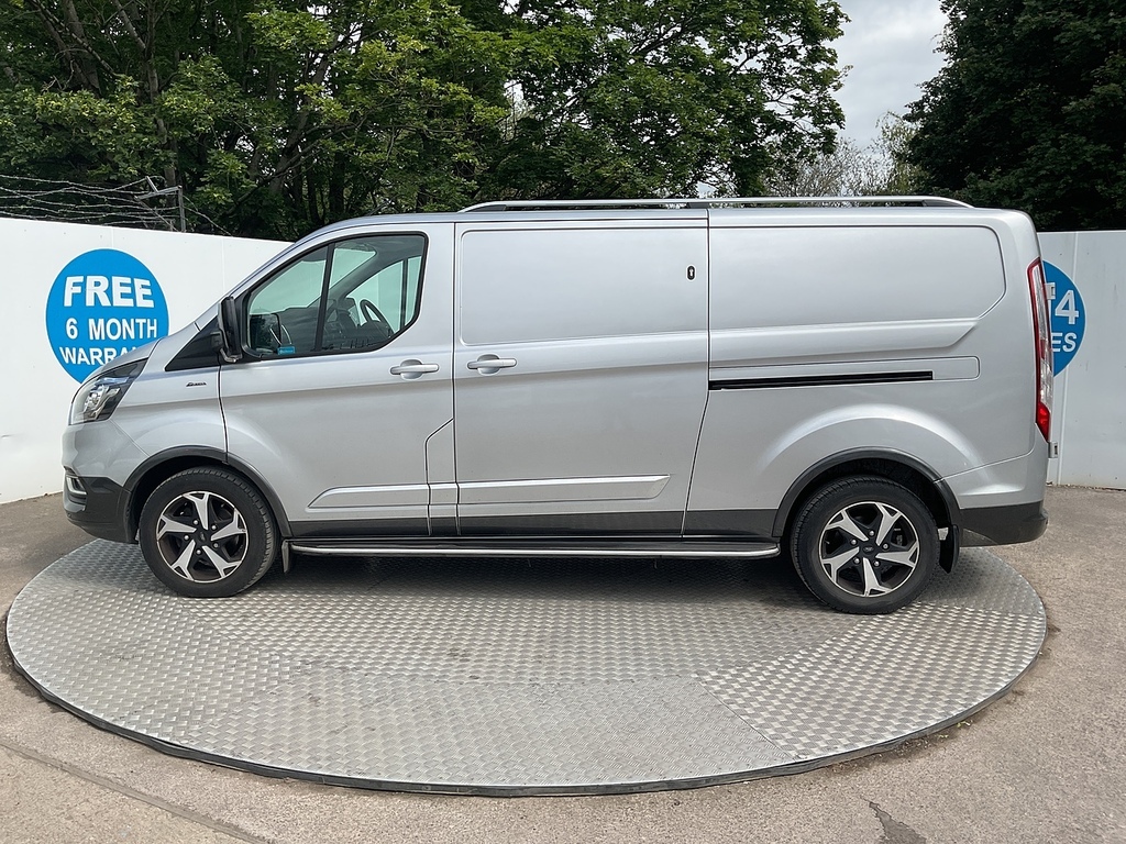 Ford Transit Custom 300 Ecoblue Active Lwb L R A C Euro 6 New Wet Bel SY71RFE Silver #6