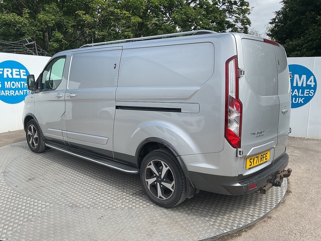 Ford Transit Custom 300 Ecoblue Active Lwb L R A C Euro 6 New Wet Bel SY71RFE Silver #5