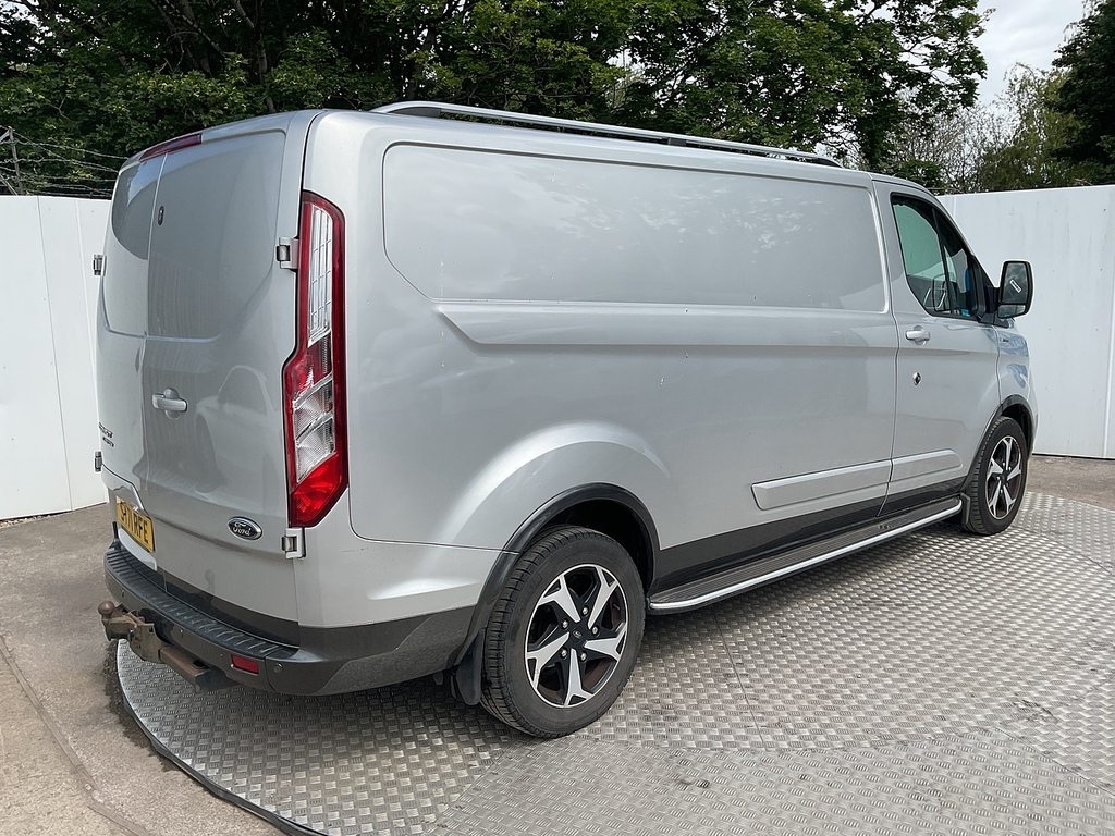 Ford Transit Custom 300 Ecoblue Active Lwb L R A C Euro 6 New Wet Bel SY71RFE Silver #3
