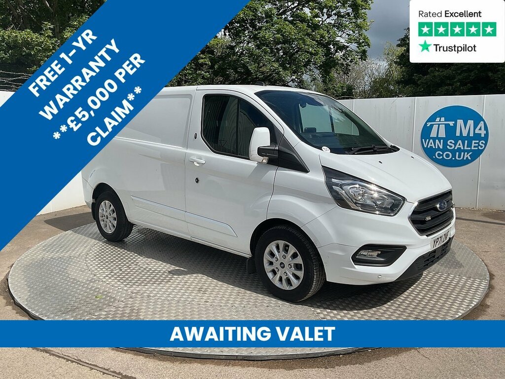 Ford Transit Custom 300 Ecoblue Limited Swb L R A C Euro 6 U8108 Ule White