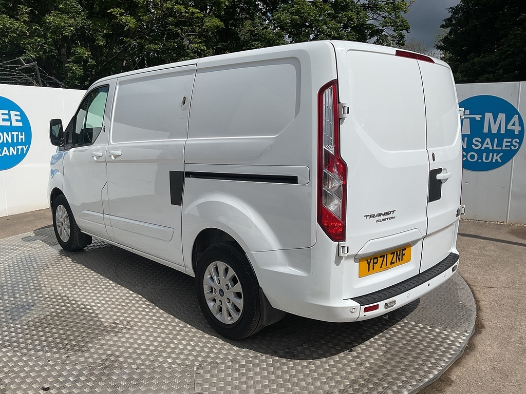 Ford Transit Custom 300 Ecoblue Limited Swb L R A C Euro 6 U8108 Ule YP71ZNF White #5