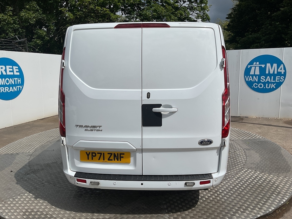 Ford Transit Custom 300 Ecoblue Limited Swb L R A C Euro 6 U8108 Ule YP71ZNF White #4