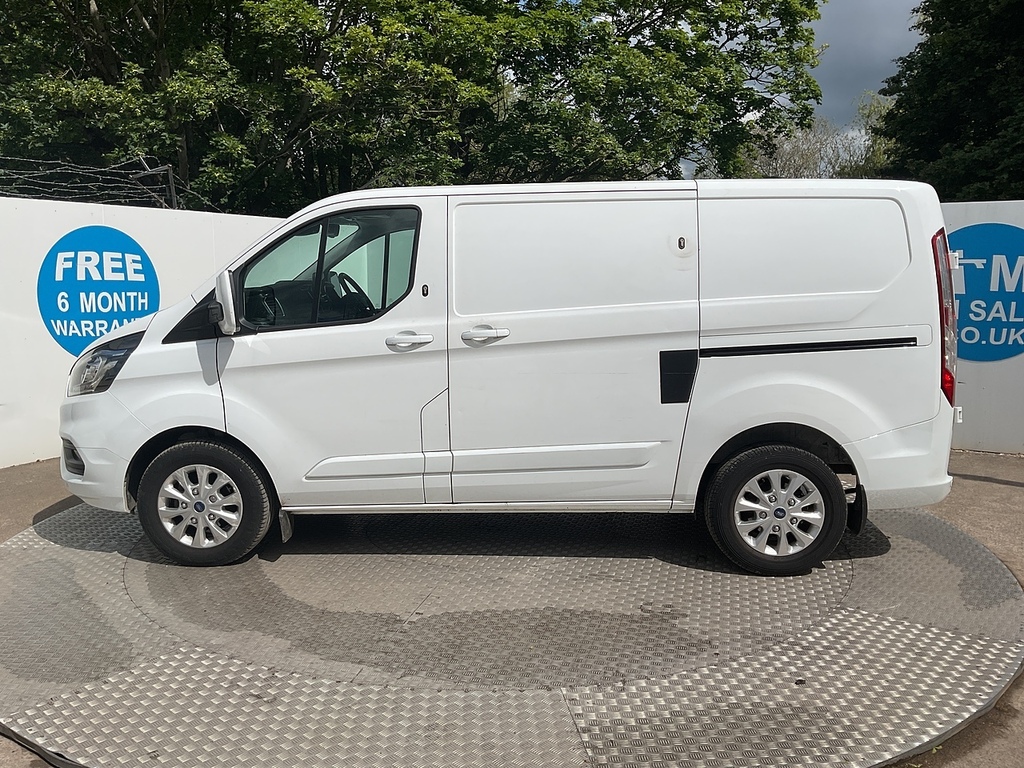 Ford Transit Custom 300 Ecoblue Limited Swb L R A C Euro 6 U8108 Ule YP71ZNF White #6