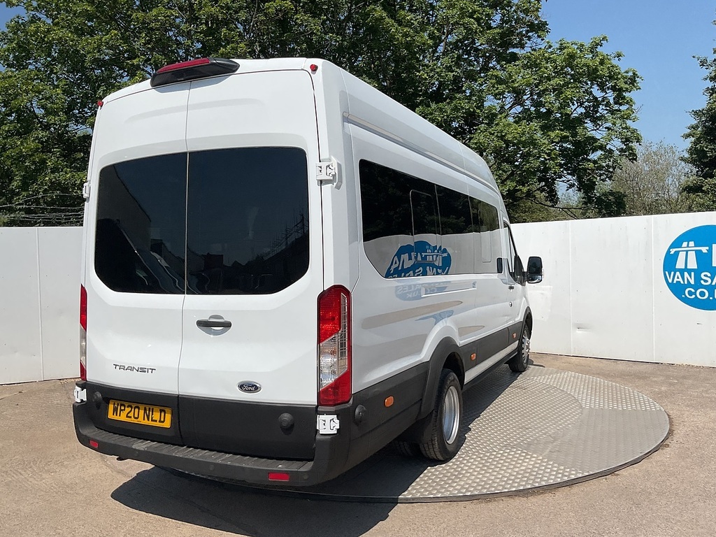 Ford Transit Custom 460 Ecoblue Leader 17 Seat Minibus U8113 Ulez WP20NLD White #3