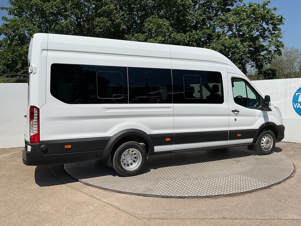 Ford Transit Custom 460 Ecoblue Leader 17 Seat Minibus U8113 Ulez WP20NLD White #6