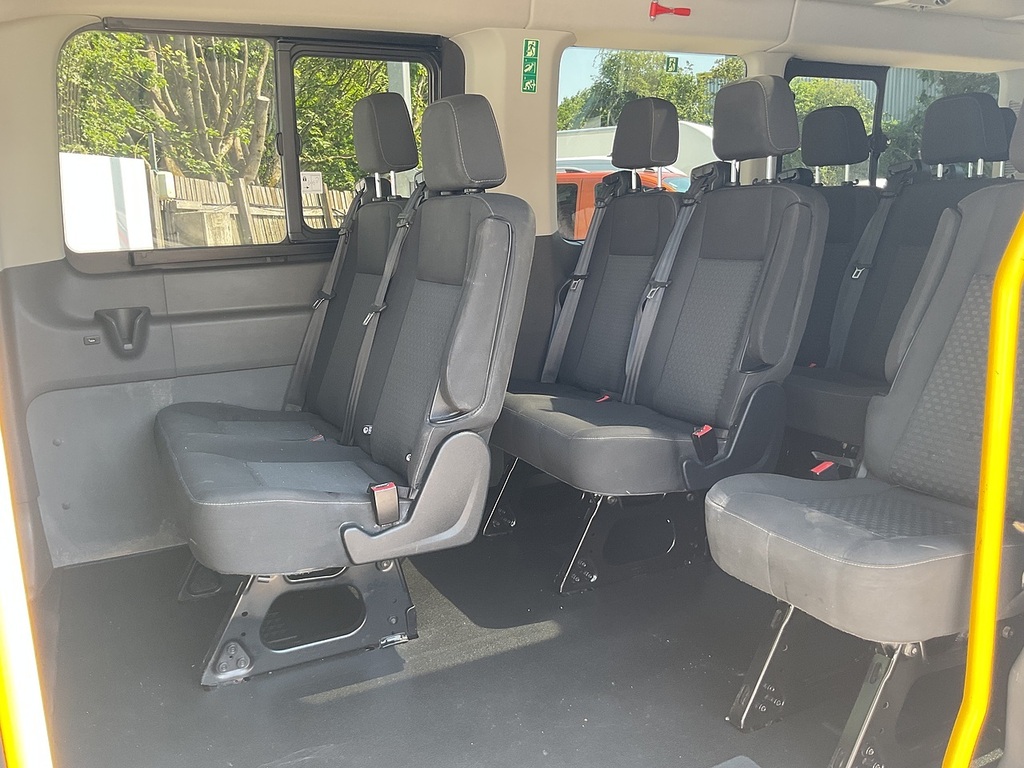 Ford Transit Custom 460 Ecoblue Leader 17 Seat Minibus U8113 Ulez WP20NLD White #2
